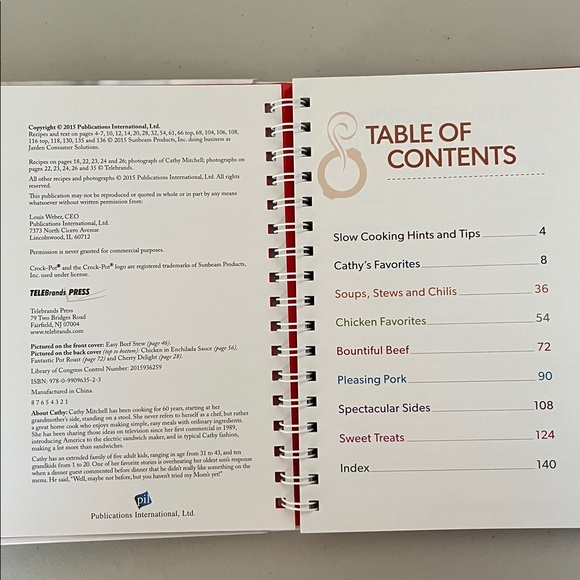 Crock-Pot Dump Meals 5 Ingredients or Less Hardbound Cookbook - New, Unused - Picture 4 of 10